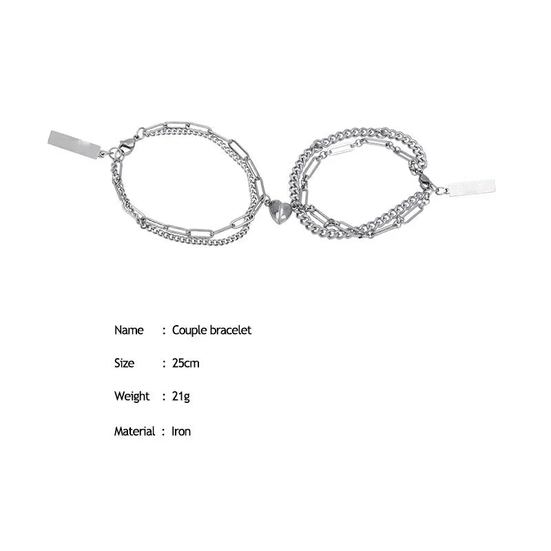 Pulseras Corazon Magnetico