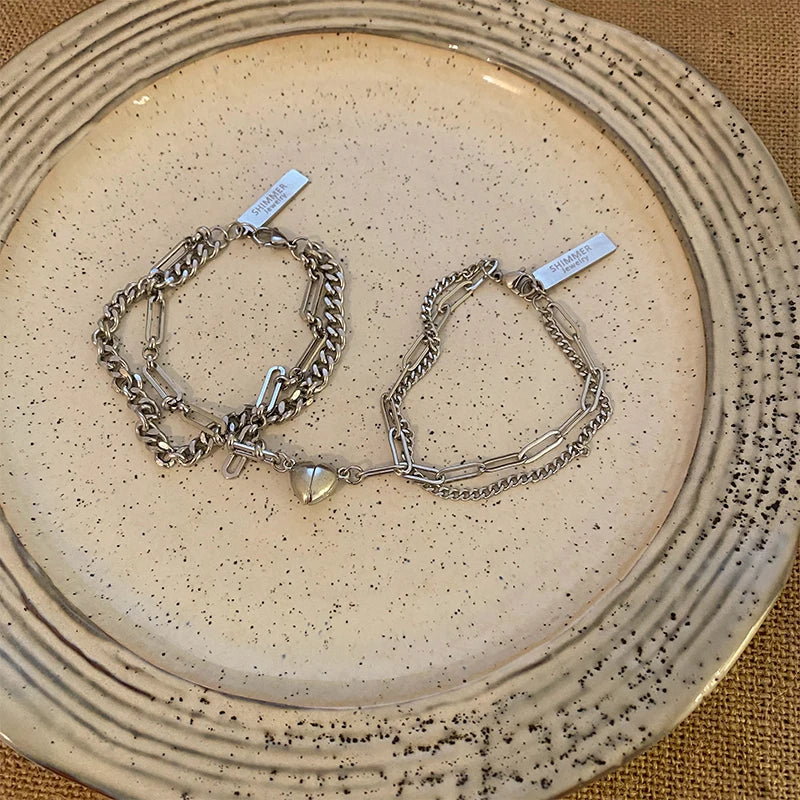 Pulseras Corazon Magnetico