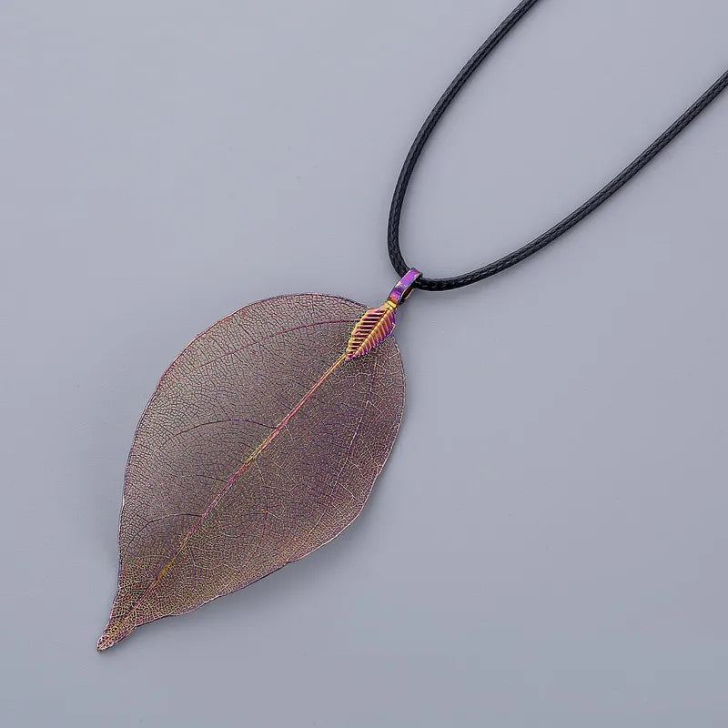 Collar Hoja Filigrana
