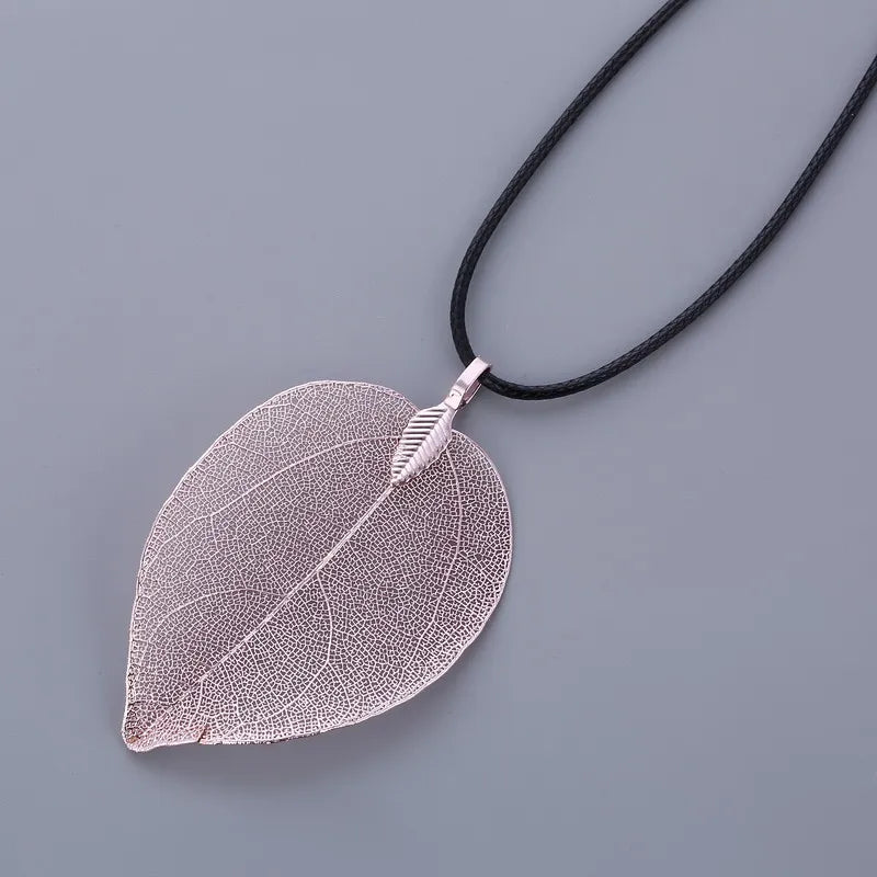Collar Hoja Filigrana