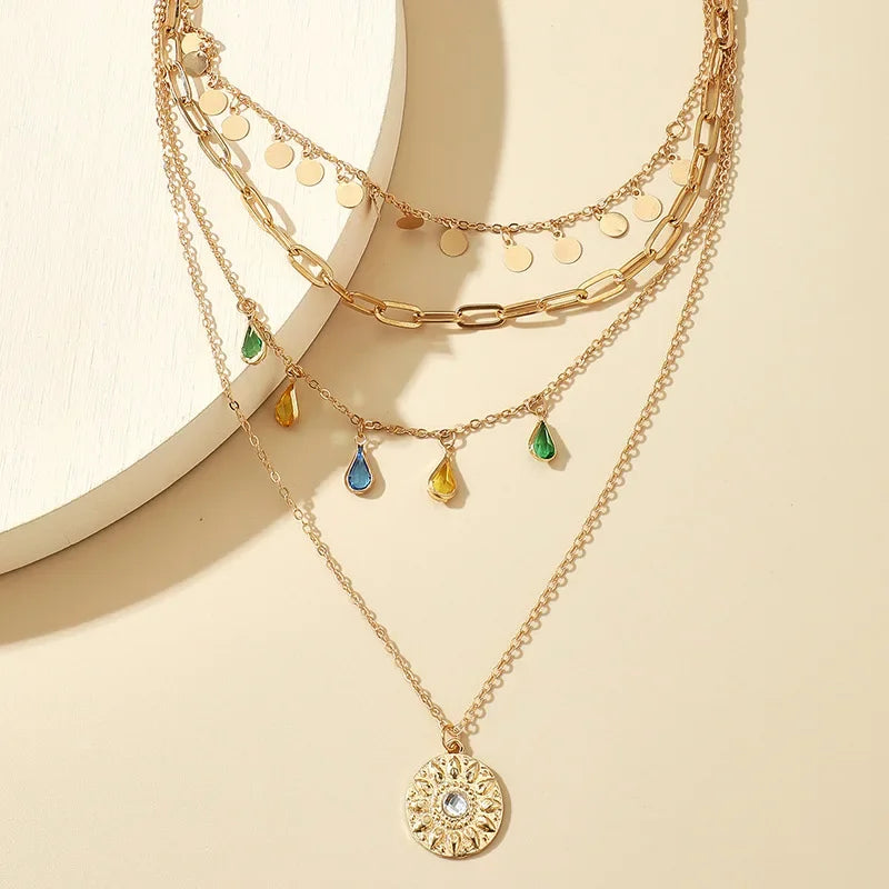 Set Collares Boho Sol