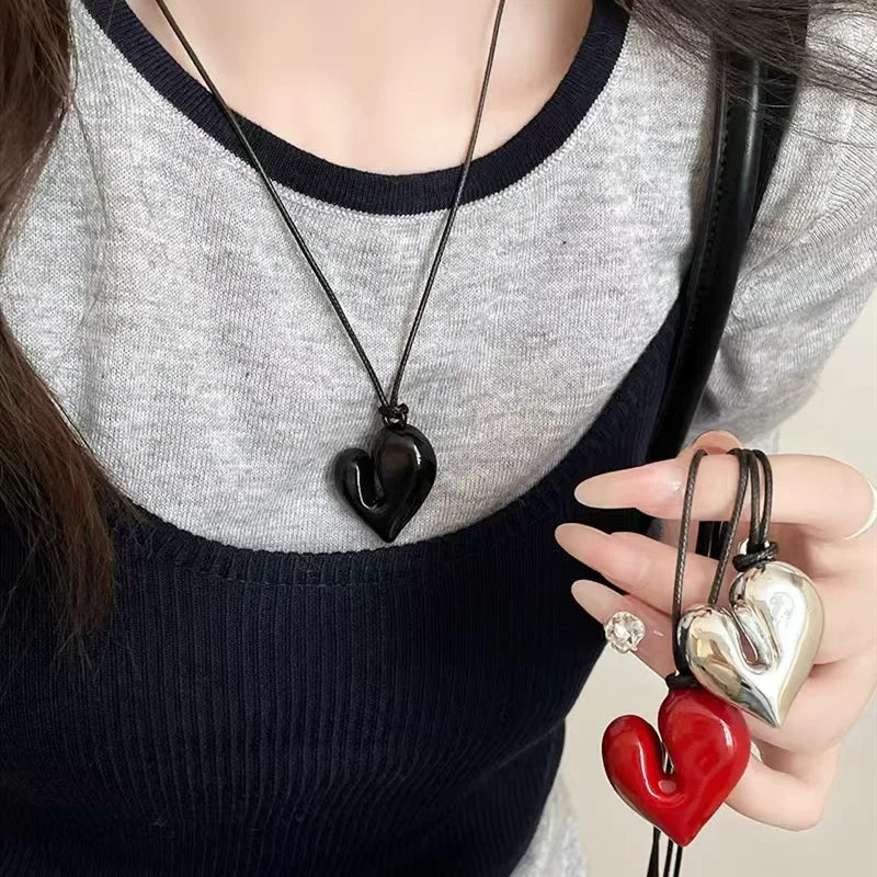 Collar Corazon Rojo