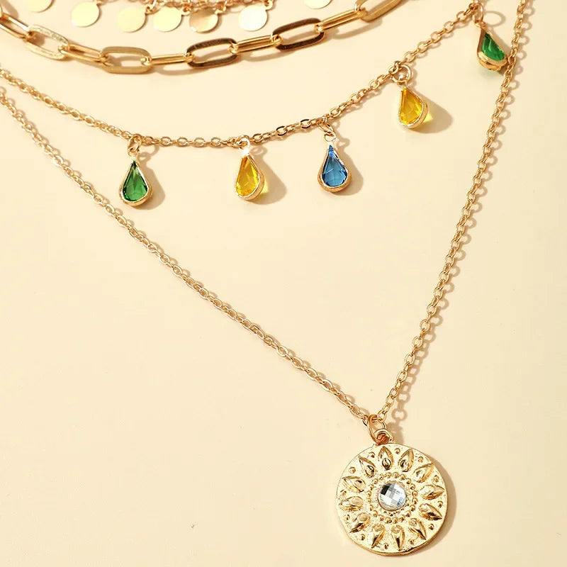 Set Collares Boho Sol