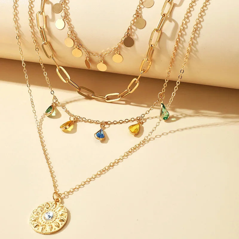 Set Collares Boho Sol