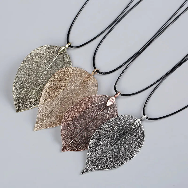 Collar Hoja Filigrana