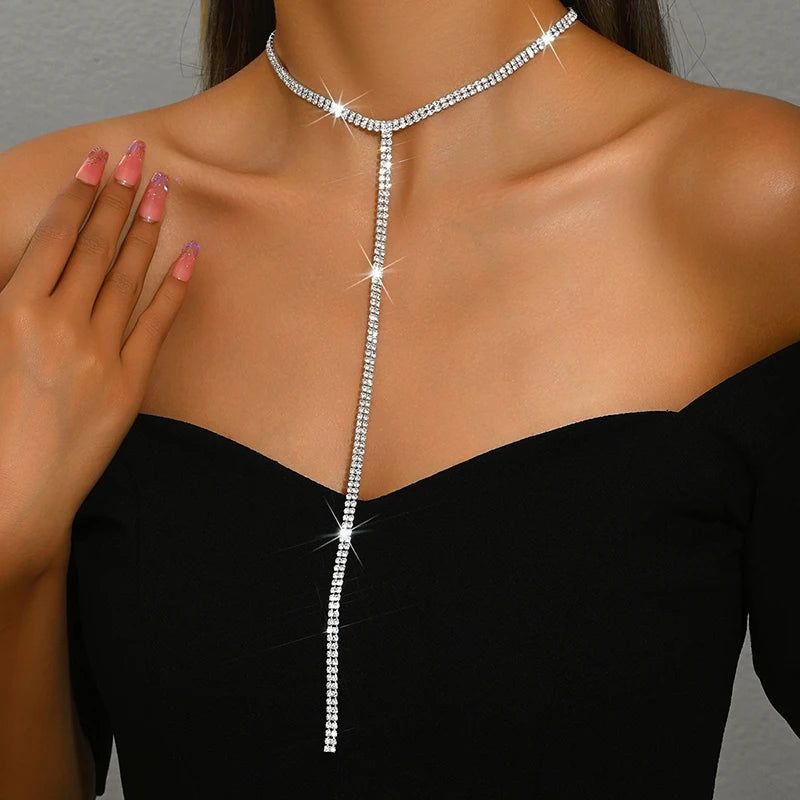 Collar Cristales Borla