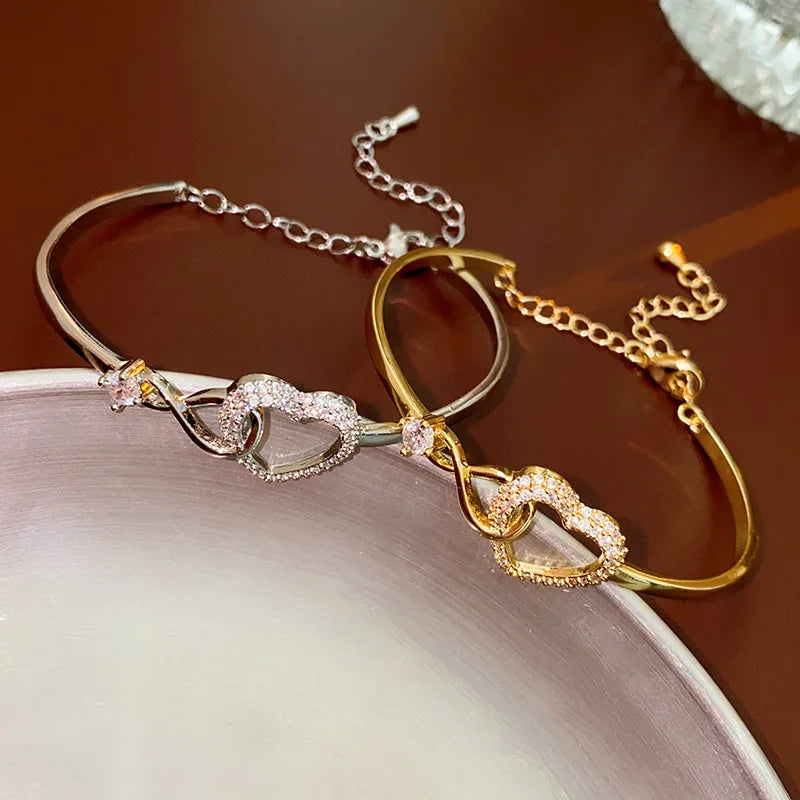 Pulsera Corazon Zircon