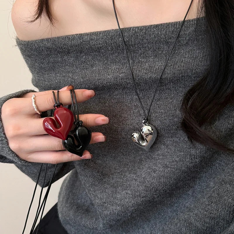 Collar Corazon Rojo