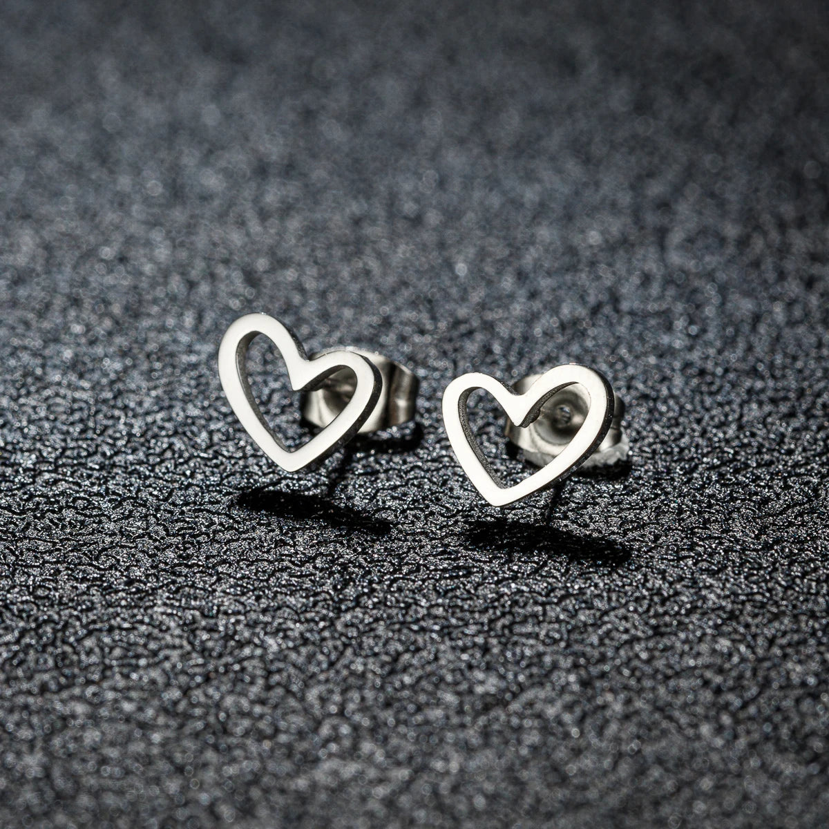 Aros Corazon Hueco