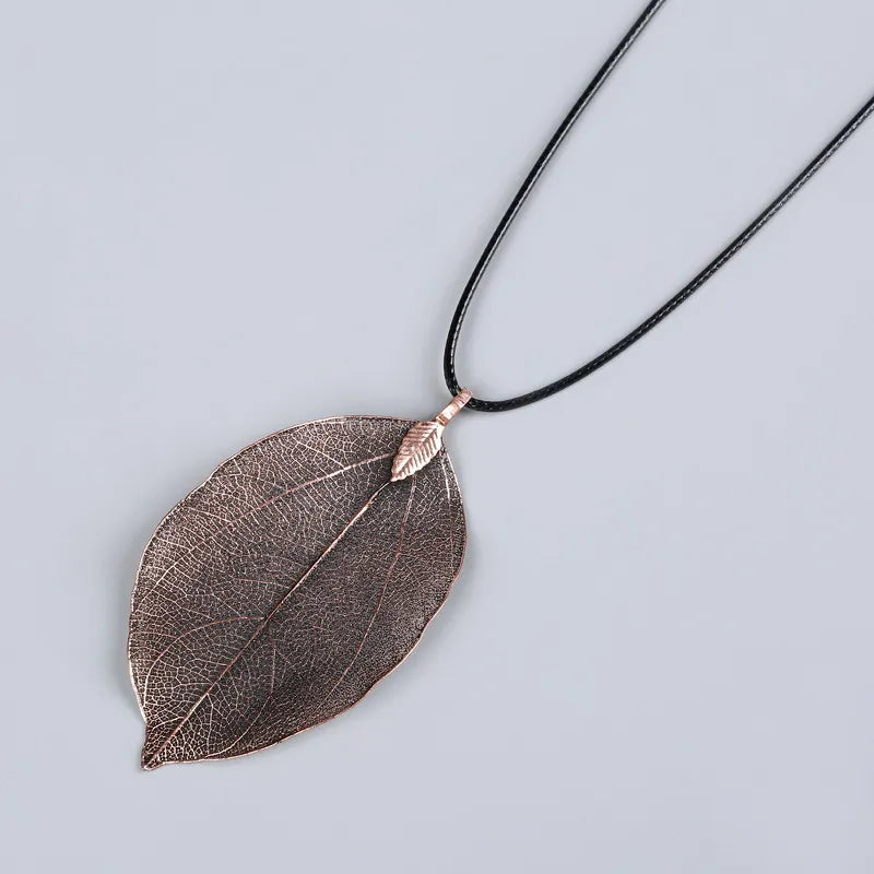 Collar Hoja Filigrana