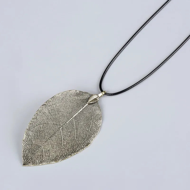 Collar Hoja Filigrana