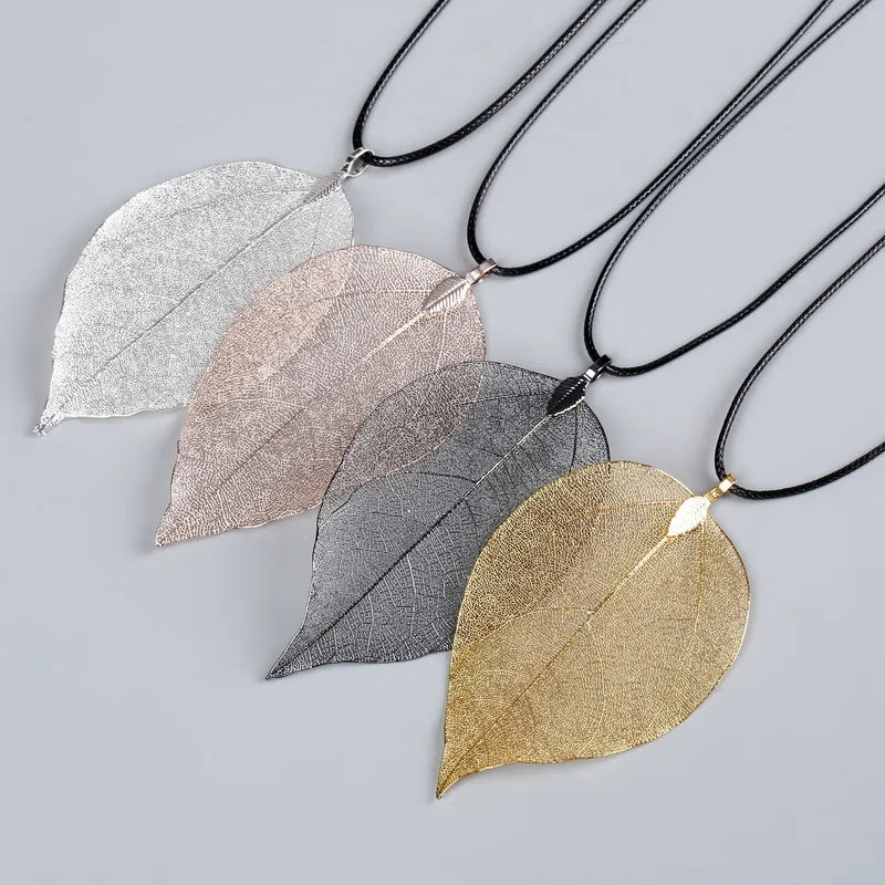 Collar Hoja Filigrana