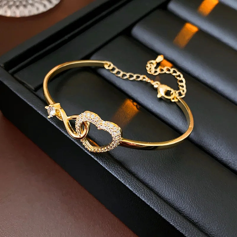 Pulsera Corazon Zircon