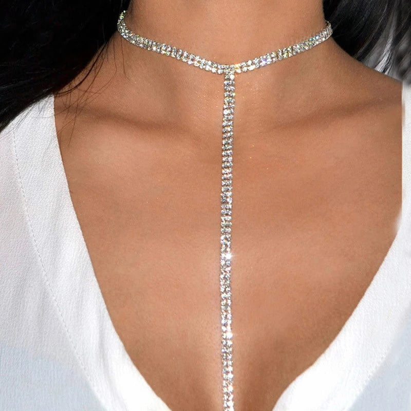 Collar Cristales Borla