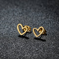 Aros Corazon Hueco